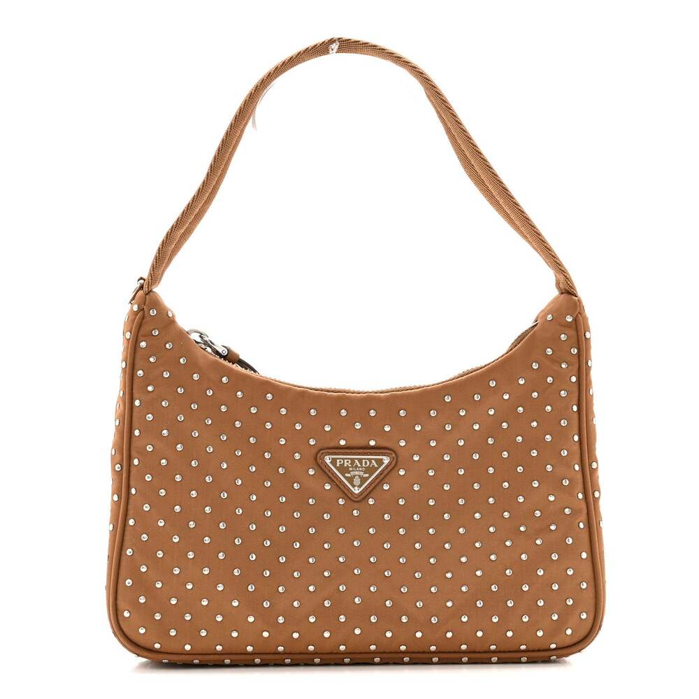 Prada Tessuto Nylon Studded Mini Re- #265132P13B